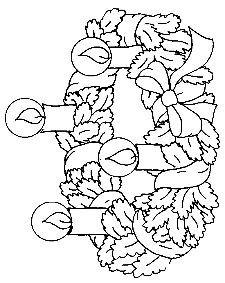 Plansa de colorat cu Craciun 659 622